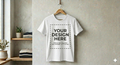 Round Neck Cotton Tshirt - White