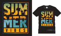 Summer Vibes Mens Round Neck Tshirt